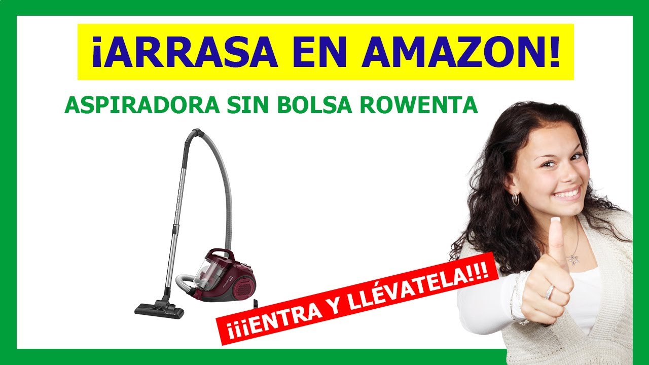 ✓ Aspiradora Sin Bolsa Rowenta 👈LA MÁS VENDIDA EN AMAZON👈 ASPIRADORA  ROWENTA COMPACT POWER CYCLONIC👈 - YouTube