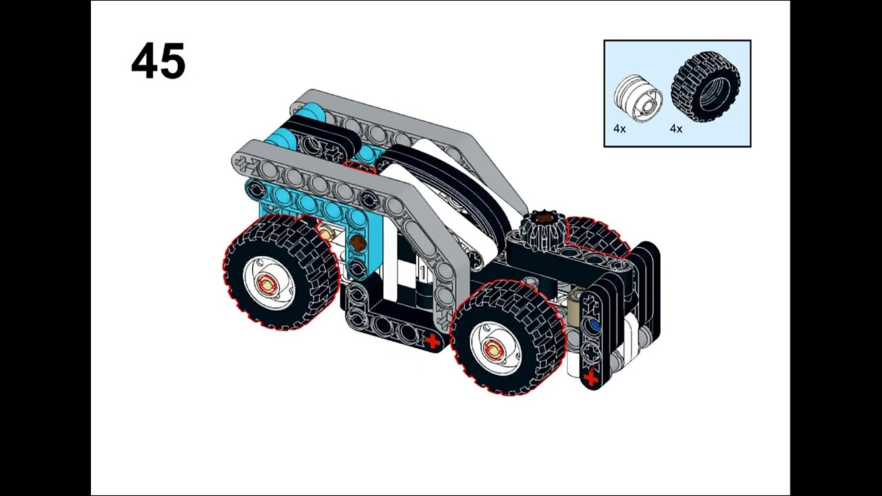 あがすけ LEGO® 42133 Alternate Build - Technic Telehandler - Suv - YouTube