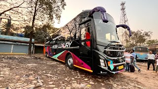 Kolkata to Coochbehar in Ayush luxury Volvo 9600SLX🔥🔥| inauguration |With bio toilet 🚽  screenshot 5