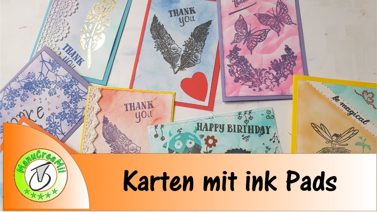 Dankeskarten mit InkPad