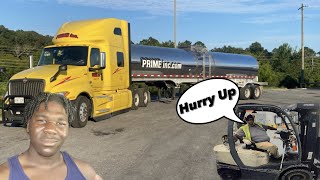 Forklift Driver Rushes Me| It started Raining