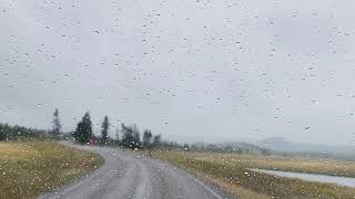One RAINY DAY in YELLOWSTONE NAT L PARK FIREHOLE RIVER FALLS FOUNTAIN FLAT DRIVE WHISKEY FLAT