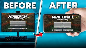 Minecraft JAVA EDITION in MOBILE 🤯