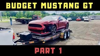 Wrecked Budget Mustang GT Build Part 1