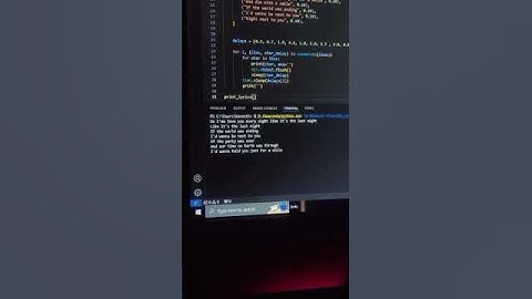 python programming with terminal output #programming #pythonanddjangofullstackweb