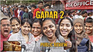 Gadar 2 Movie | Day 03 Sunday | CRAZY Public Review | Gaiety Bandra | Gadar 2 MADNESS in Theatre