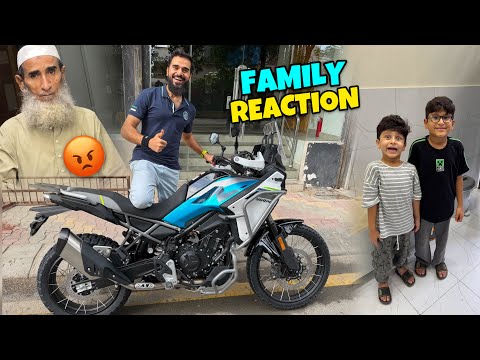 Finally new bike ghar pe ley aya 😳 Family reaction dekhne wala tha 😡