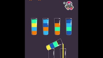 Cups - Water Sort Puzzle Level 9 ⭐️⭐️