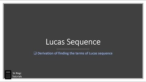 Introduction to Lucas Sequence