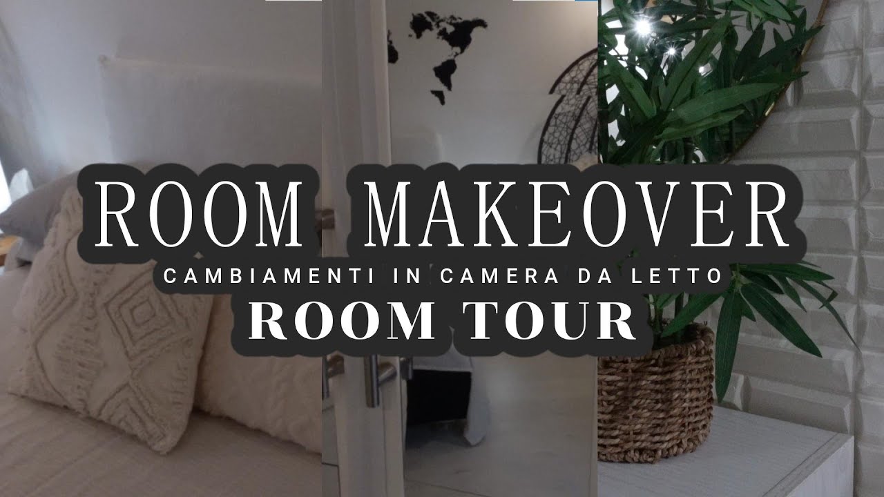 ORGANIZZAZIONE E SISTEMAZIONE CAMERA DA LETTO | ROOM MAKEOVER 🌙
