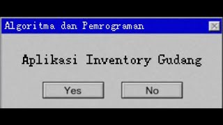 Aplikasi Inventory Gudang || Project Akhir Algotima dan Pemrograman