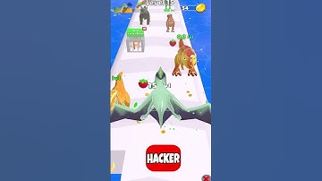 Dinosaur Evolution: Dino Run - Noob vs Pro vs Hacker vs God #shorts