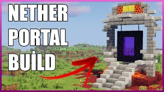 Nether Portal Build Yaptım ! Minecraft: Survival 1.16.5