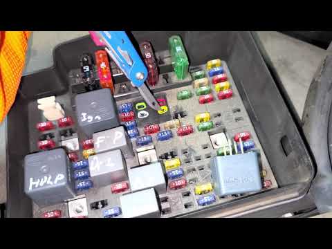 2001 Chevy Silverado Starter Relay & Fuses, Starter Circuit Explained & Ignition Switch Bypass