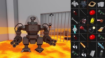 BARRY PRISON RUN!! LAVA MODE!! ALL ITEMS ALL MORPHS UNLOCKED!!