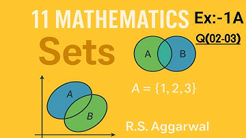 Sets Class-11th Maths R.S.Aggarwal Solutions|Exercise-1A Class-11th Maths R.S.Aggarwal Question no.2