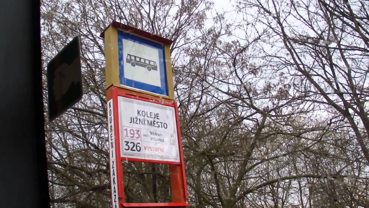 Jízda linkou 193 směr Nádraží Vršovice (1/3)