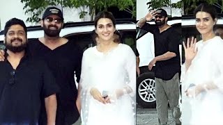 Prabhas, Kriti Sanon and Om Raut Visuals After Releasing Adipurush Trailer | Prabhas In Mumbai