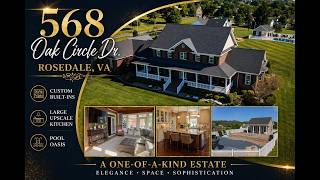 568 Oak Circle Dr, Rosedale, VA | One-of-a-Kind Luxury Home Tour