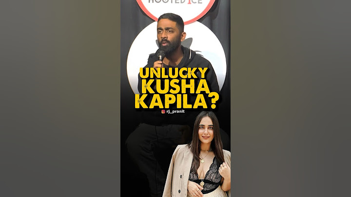 Kusha Kapila | Pranit More | #standup #kushakapila #rjpranit