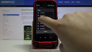 How to Set Screen Timeout in KYOCERA Torque G03 – Find Timeout Options