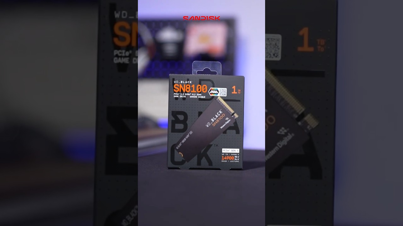 WD_BLACK SN8100 NVMe Gen 5 SSD - 1TB 