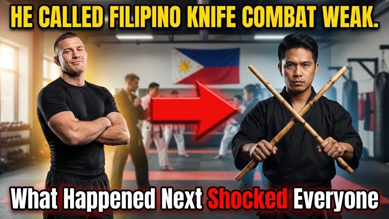 They Said Filipino 🇵🇭 Knife Combat Was Weak... What Happened Next Shocked Everyone