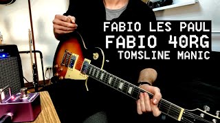 Электрогитара FABIO LP02 SB + комбик FABIO 40RG + педаль TOMSLINE MANIC