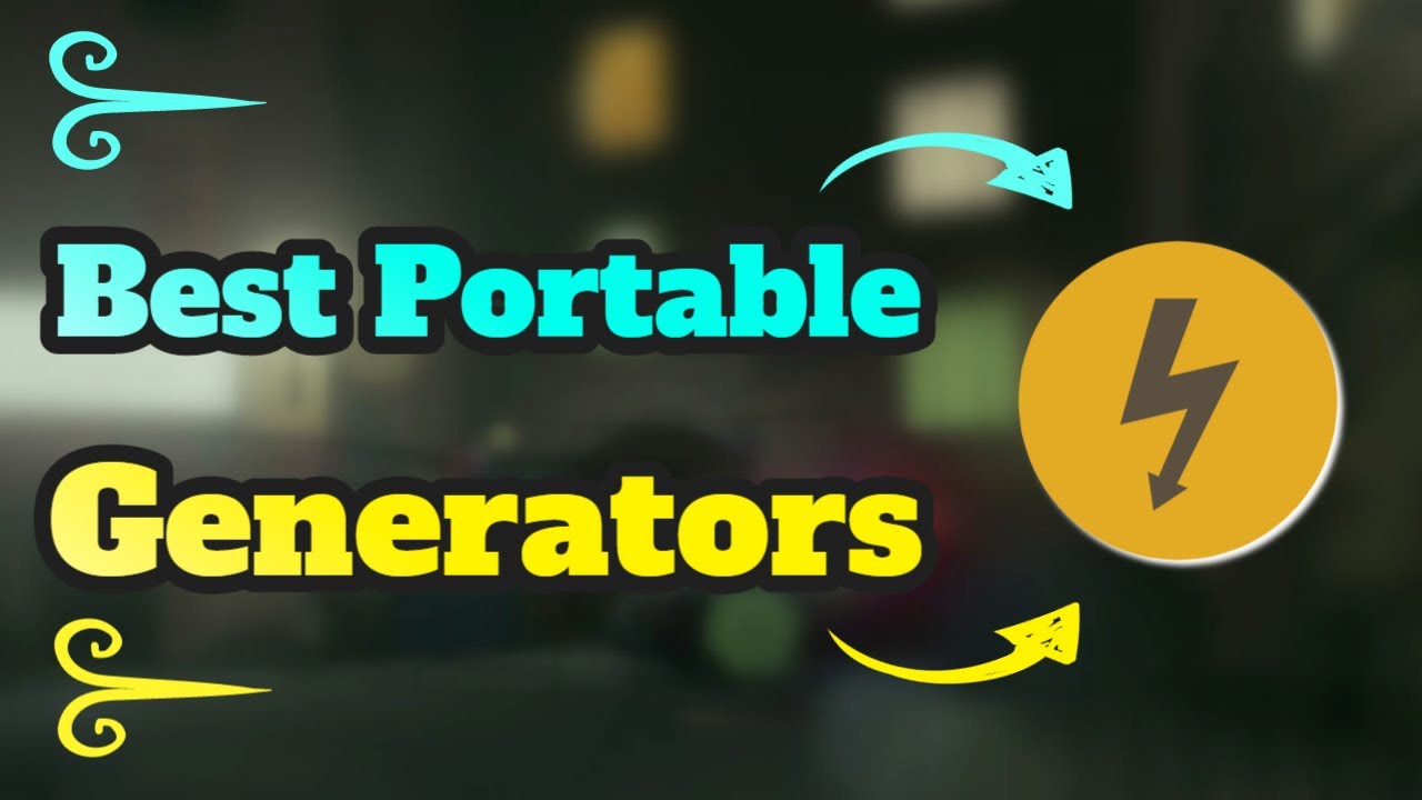 Top 6 Best Portable Generators for Power Outage [Parts & Review] - YouTube