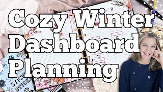 Cozy Winter Dashboard Plan With Me || Live Love Posh
