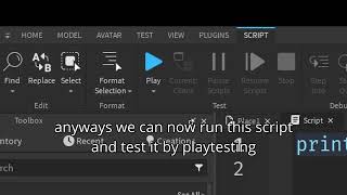 roblox scripting tutorial part 1- how print