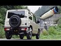 決戦マフラー　ジムニー　JB64W 斜め砲弾　出口チタン　快音　JIMNY