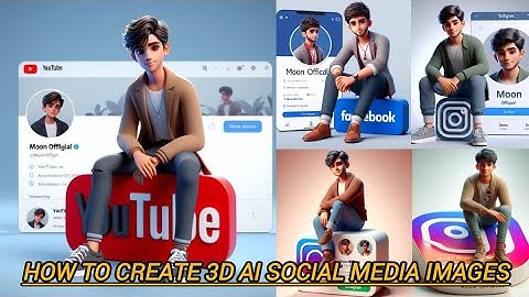 How to create 3D ai social media Boy image Viral photo editing | Bing images creator
