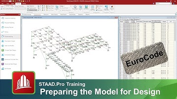 Preparing a Steel Structure for Design in STAAD.Pro (EuroCode)
