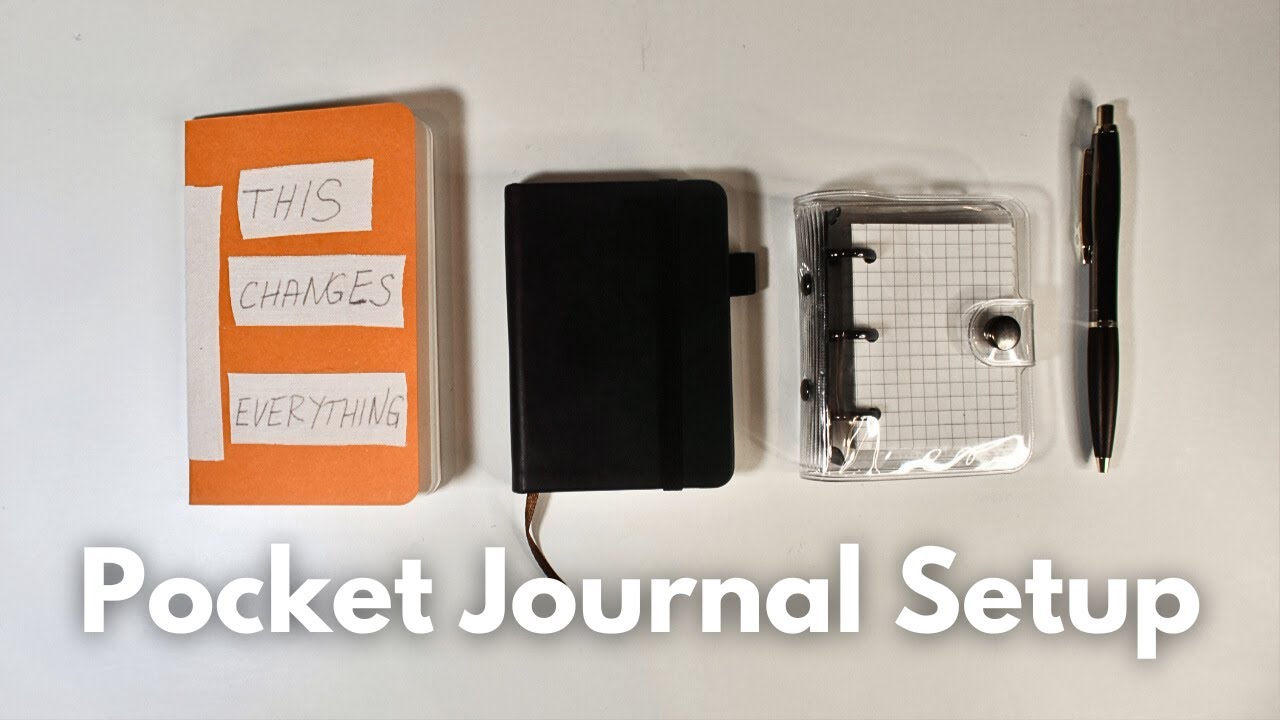 How to Set Up a Pocket Journal to Break Your Scrolling Habit - YouTube