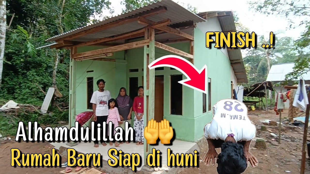 MERINDING !! UCAPAN SYUKUR PAK USRI DAN ISTRINYA SAAT SERAH TERIMA KUNCI RUMAH BARU