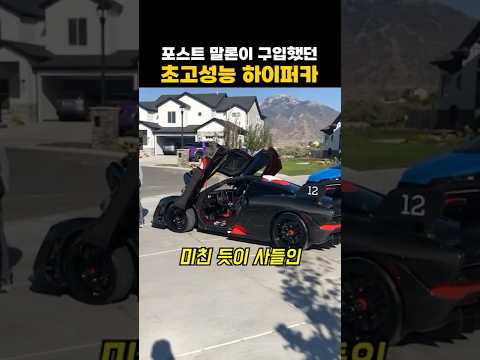 포스트 말론이 구입한 <strong>초고성능</strong> 하이퍼카 ㄷㄷ