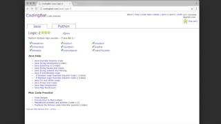 thoughts on codingbat algorithm challenges