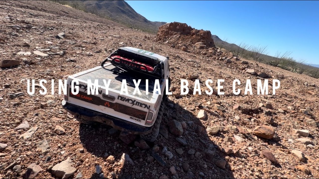 Using my Axial base camp