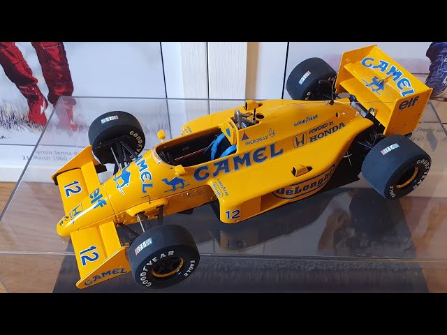 1/18 AUTOART Ayrton Senna Camel Conversion - 1987 Lotus 99T Vs