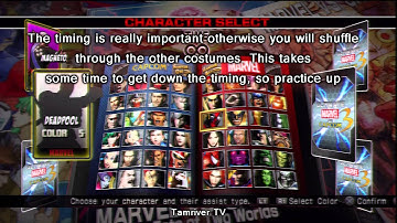 UMVC 3 : Free Alternate Costumes Glitch *Update: Patched*