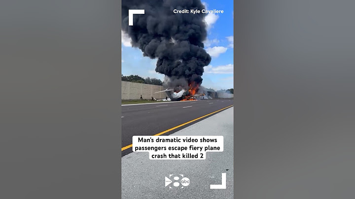 Florida fiery plane crash: Man’s dramatic video shows surviving passengers escape