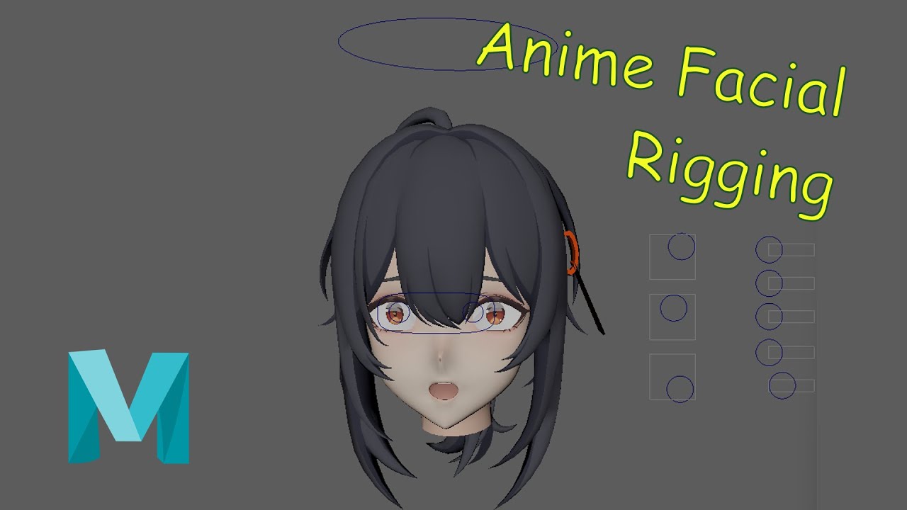 Mukuru Rig How to Rig Anime Facial in Maya - YouTube