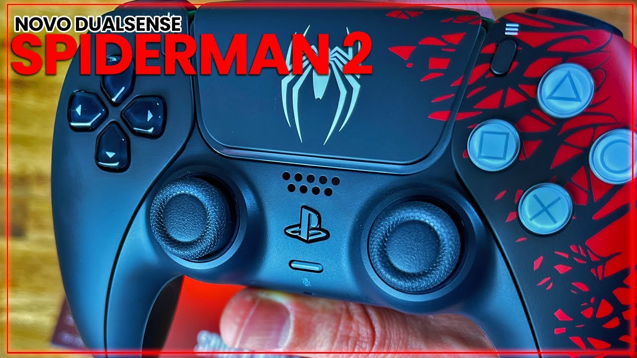 Dualsense SpiderMan 2 Edição LIMITADA