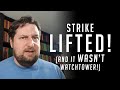 Strike lifted! (and it WASN'T Watchtower!)