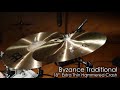 Meinl cymbals byzance extra thin hammered crashes morph demo