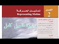 مراجعة الفصل الثاني تمثيل الحركة فيزياء اول ثانوي 1444