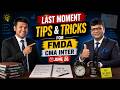 Last Moment Tips &amp; Tricks for FMDA | CMA Inter June 26 | CA Anirudh Singhania | SJC