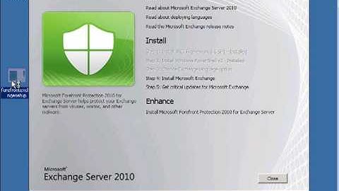Installing Exchange 2010 Edge transport - Part 1