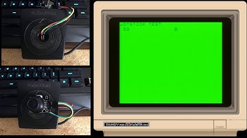Testing a modded  Radio Shack Color Computer Joystick